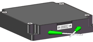 Ultra small radiation resistant fiber amplifier