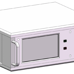 High power fiber amplifier chassis (desktop)