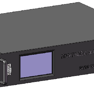 Dual channel high-power fiber amplifier chassis (2U)